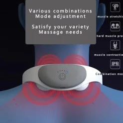 MASSAGGIATORE AD IMPULSI ELETTRICO PER IL COLLO SOLLIEVO MUSCOLARE CERVICALE EMS