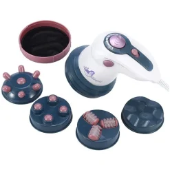 MASSAGGIATORE ANTICELLULITE VISO CORPO MASSAGGIO BODY SENSE ANTI CELLULITE ROSSO