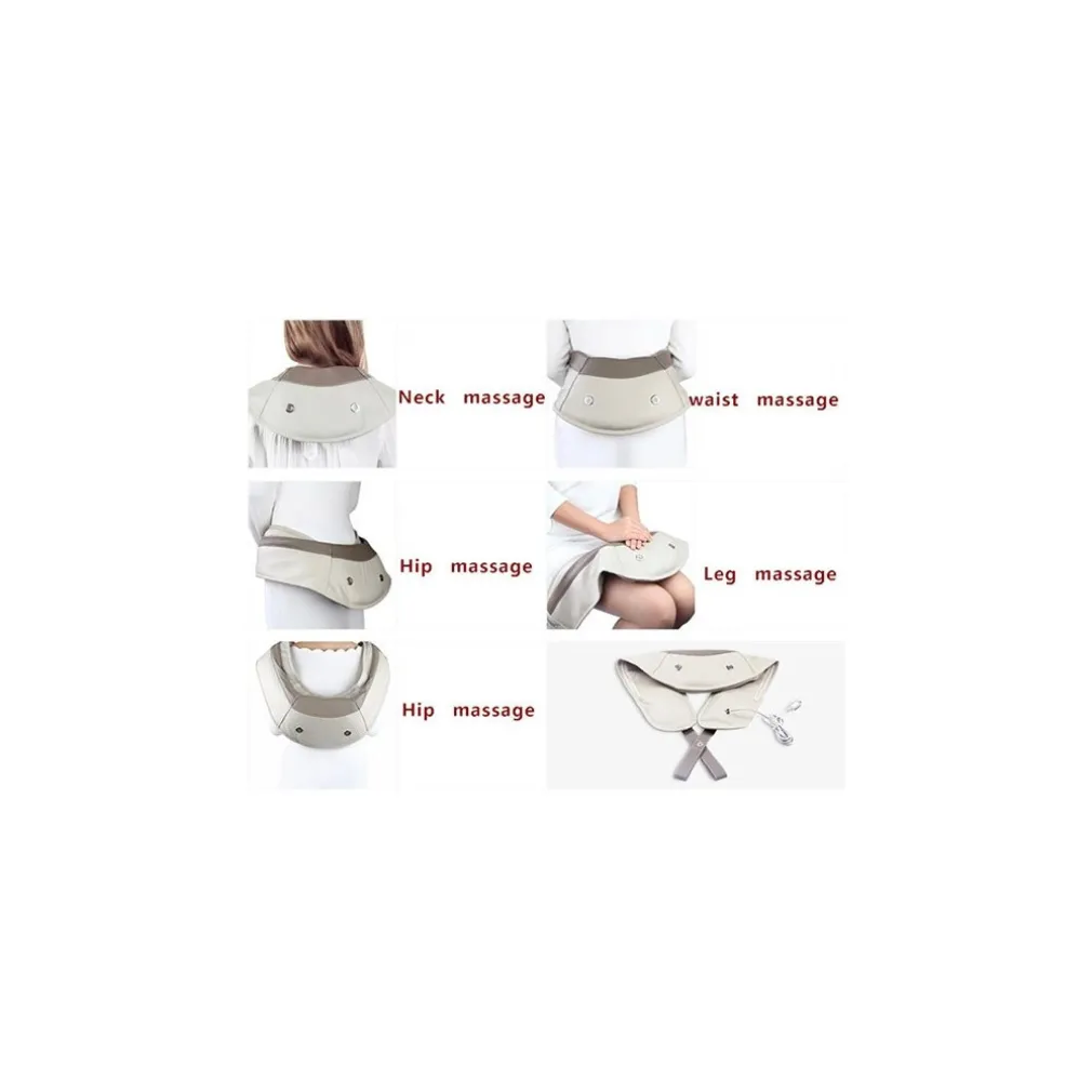MASSAGGIATORE AUTOMATICO SU COLLO SPALLE SCHIENA CINTURA PER MASSAGGIO CERVICALE