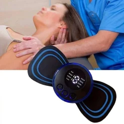 MASSAGGIATORE CERVICALE ELETTROSTIMOLATORE MINI PORTATILE MASSAGGIO COLLO