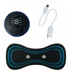 MASSAGGIATORE CERVICALE ELETTROSTIMOLATORE MINI PORTATILE MASSAGGIO COLLO