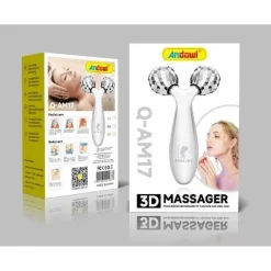 MASSAGGIATORE FACCIALE 3D MASSAGGIO SU VISO PELLE STIMOLA LA CIRCOLAZIONE Q-AM17