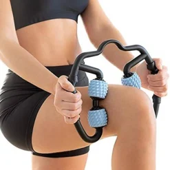 MASSAGGIATORE MUSCOLARE CON RULLI ROLAX PER GAMBE POLPACCI CORPO MASSAGGIO RELAX