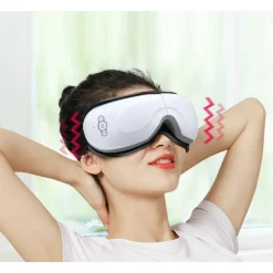 MASSAGGIATORE OCCHI RICARICABILE MASSAGGIO VIBRANTE COMPRESSIONE ARIA CALDA