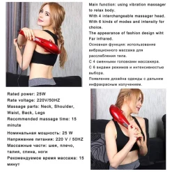 MASSAGGIATORE VIBRANTE DELFINO RILASSANTE CURATIVO SCHIENA GAMBE CERVICALE