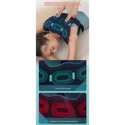 MASSAGGIATORE WIRELESS RISCALDANTE PER SCHIENA SPALLE 3 LIVELLI SOLLIEVO DOLORE