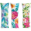MATERASSINO AD ARIA GONFIABILE GALLEGGIANTE FANTASIA FLORALE TROPICALE 183X69CM 019961