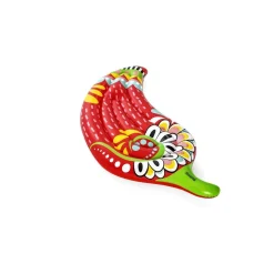 MATERASSINO FASHION PEPERONCINO ISPIRAZIONE AZTECA 195X99 CM MARE PISCINA 43490