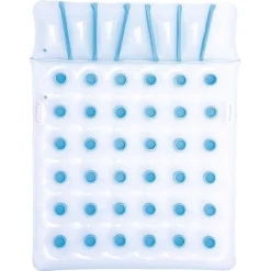 MATERASSINO GONFIABILE 36 BUCHI 193 X 142 CM DOPPIO COMFORT PORTATA 180 KG 43055