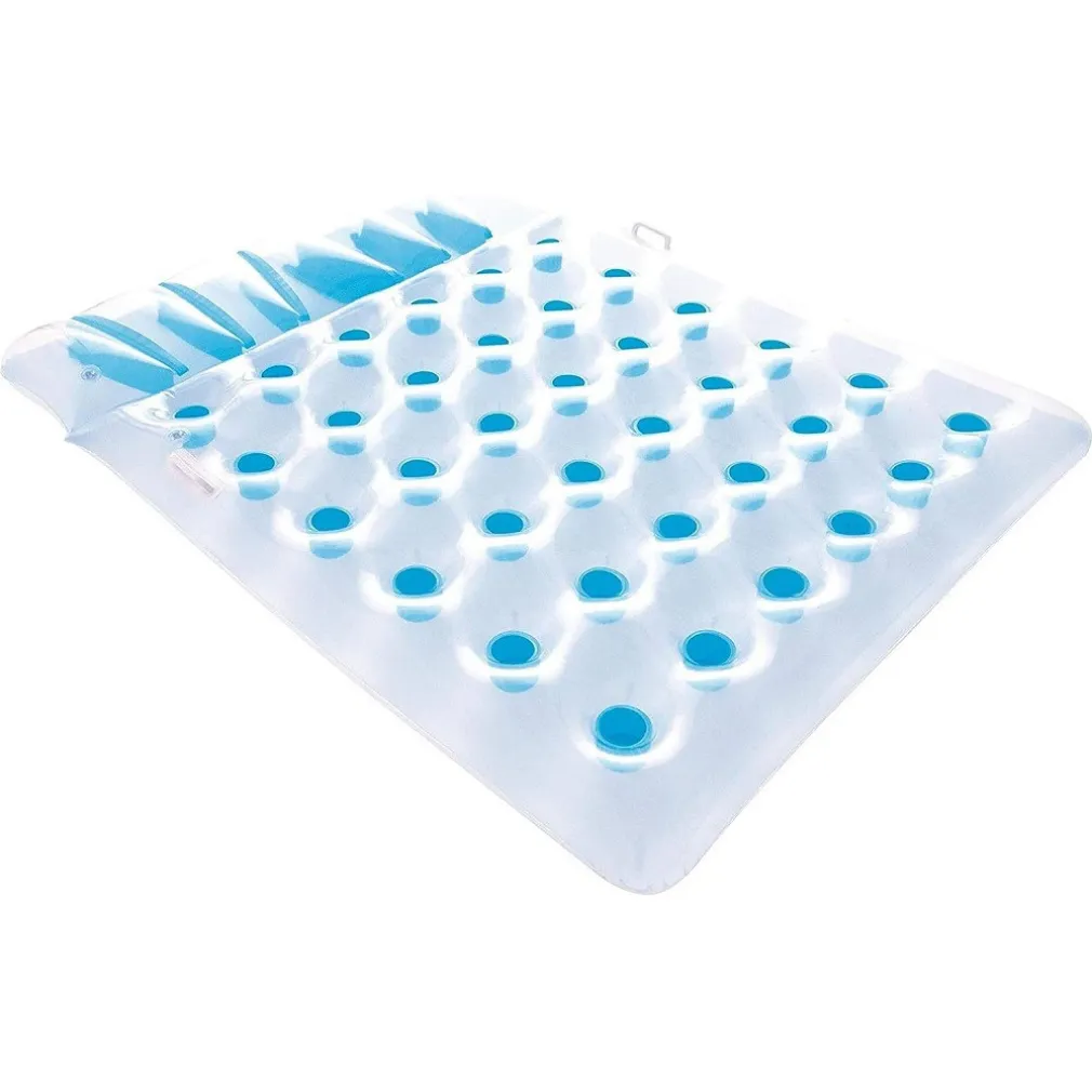 MATERASSINO GONFIABILE 36 BUCHI 193 X 142 CM DOPPIO COMFORT PORTATA 180 KG 43055