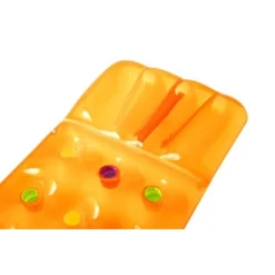 MATERASSINO GONFIABILE 18 BUCHI FASHION MARE PISCINA TRAPARENTE COLORATO 188X71CM 019951