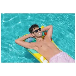 MATERASSINO GONFIABILE AIR MAT MULTICOLOR 2 TUBI 183 X 69 CM FANTASIE ASS. 44033