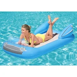 MATERASSINO GONFIABILE CONVERTIBILE A FORMA DI AUTO MARE PISCINA 190 X 128 CM