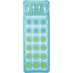 MATERASSINO GONFIABILE CON CUSCINO 18 BUCHI 188X71 CM 3 COLORI ESTATE PISCINA MARE 43015