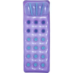 MATERASSINO GONFIABILE CON CUSCINO 18 BUCHI 188X71 CM 3 COLORI ESTATE PISCINA MARE 43015