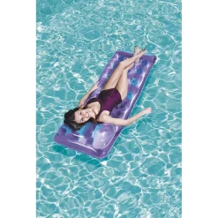 MATERASSINO GONFIABILE CON CUSCINO 18 BUCHI 188X71 CM 3 COLORI ESTATE PISCINA MARE 43015