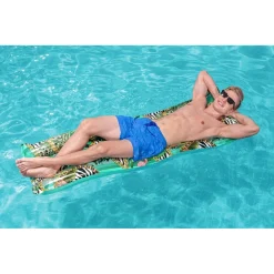 MATERASSINO GONFIABILE FANTASIA FLOREALE 183X69CM PER MARE SPIAGGIA PISCINA 019962