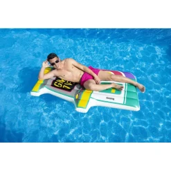 MATERASSINO GONFIABILE GALLEGGIANTE PISCINA AQUA ARCADE GRAFICA FORMA VIDEOGIOCO 43851