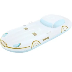 MATERASSINO GONFIABILE GALLEGGIANTE PISCINA 228X108CM PORTABIBITE MANIGLIE 43651