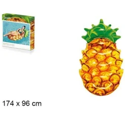 MATERASSINO GONFIABILE GRAFICA REALISTICA ANANAS GALLEGGIANTE PISCINA 174X96CM 016162