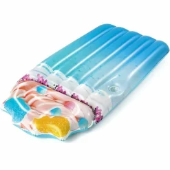 MATERASSINO GONFIABILE STAMPA REALISTICA FRAPPE MARE PISCINA 170X90CM BESTWAY