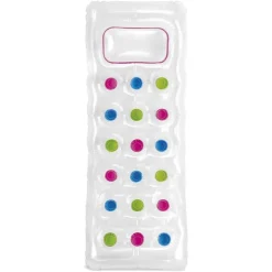 MATERASSINO GONFIABILE 188X71CM TRASPARENTE CON 18 FORI MATERASSO PISCINA MARE 019966