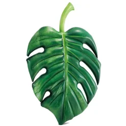 MATERASSINO ISOLA GONFIABILE STAMPA FOGLIA PVC MARE PISCINA 213 X 142 CM
