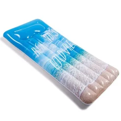 MATERASSINO ISOLA GONFIABILE STAMPA HAWAII IN PVC MARE PISCINA 178 X 84 CM