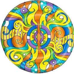 MATERASSINO ISOLA GONFIABILE POP ART COLLECTION PVC MARE PISCINA 188 CM