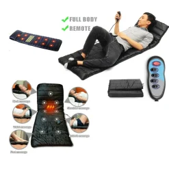 MATERASSINO MASSAGGIANTE VIBRANTE A 9 ZONE CON 4 AREE VIBRANTI MASSAGGIO SHIATSU