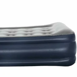 MATERASSINO MATERASSO GONFIABILE SINGOLO 97X191X43 CAMPEGGIO CON POMPA ELETTRICA