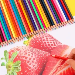 MATITE 48PZ COLORATE CANCELLABILI PER DISEGNARE SCHIZZI DIPINGERE CANCELLERIA PER BAMBINI