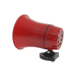 MEGAFONO ALTOPARLANTE MICROFONO AUTO 12V REGISTRATORE ANNUNCI LOOP  25W 130U