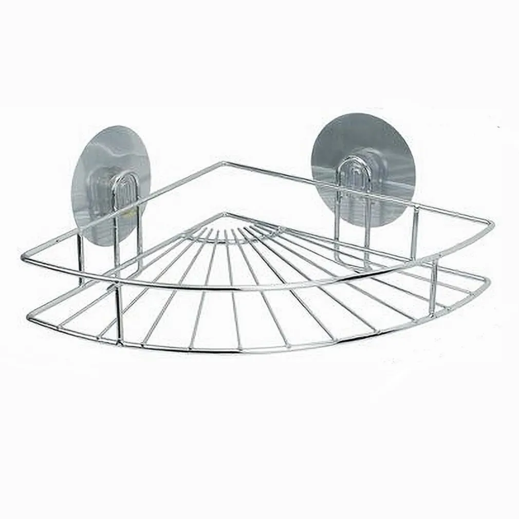 MENSOLA ANGOLARE PORTAOGGETTI DA BAGNO MONTAGGIO A PARETE CON BIADESIVO 79840