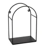 MENSOLA BACHECA DA PARETE METALLO NERO 17X10X25CM SERIE INDUSTRIAL ARCO 822292
