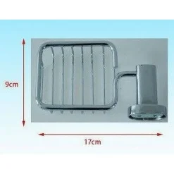 MENSOLA BAGNO DOCCIA PORTA SAPONE SAPONETTA RETTANGOLARE FISSAGGIO A MURO 52430A