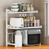 MENSOLA ESPANDIBILE PER FORNO A MICROONDE SCAFFALE CUCINA ORGANIZZATORE TAVOLO REGOLABILE