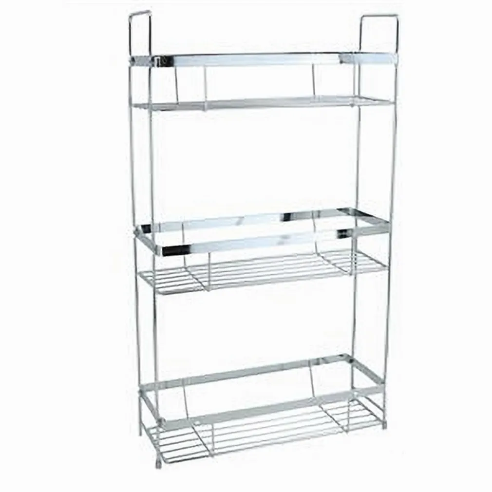 MENSOLA PER DOCCIA BAGNO RETTANGOLARE 3 RIPIANI PORTA OGGETTI 30,5X12X53CM 79302