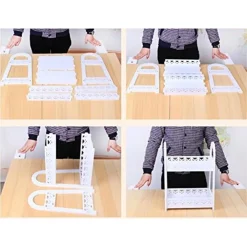 MENSOLA PORTAOGGETTI A DOPPIO STRATO PER CUCINA BAGNO UFFICIO STILE EUROPEO DA SCRIVANIA