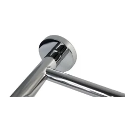 MENSOLA PORTASCIUGAMANI DA BAGNO A PARETE PORTA ASCIUGAMANI DOPPIO RIPIANO 52820