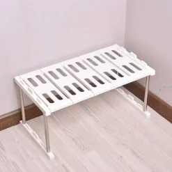 MENSOLA SOVRAPPONIBILE SALVASPAZIO ORGANIZER IMPILABILE ARMADIO MOBILI 65x24x20