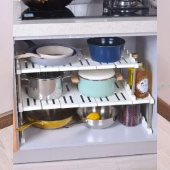 MENSOLA SOVRAPPONIBILE SALVASPAZIO ORGANIZER IMPILABILE ARMADIO MOBILI 65x24x30