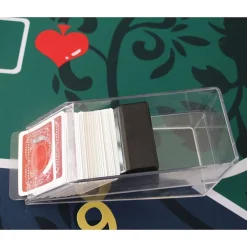 MESCOLATORE DI CARTE DA POKER BLACKJACK DISTRIBUTORE PORTATILE MESCOLA PER GIOCO