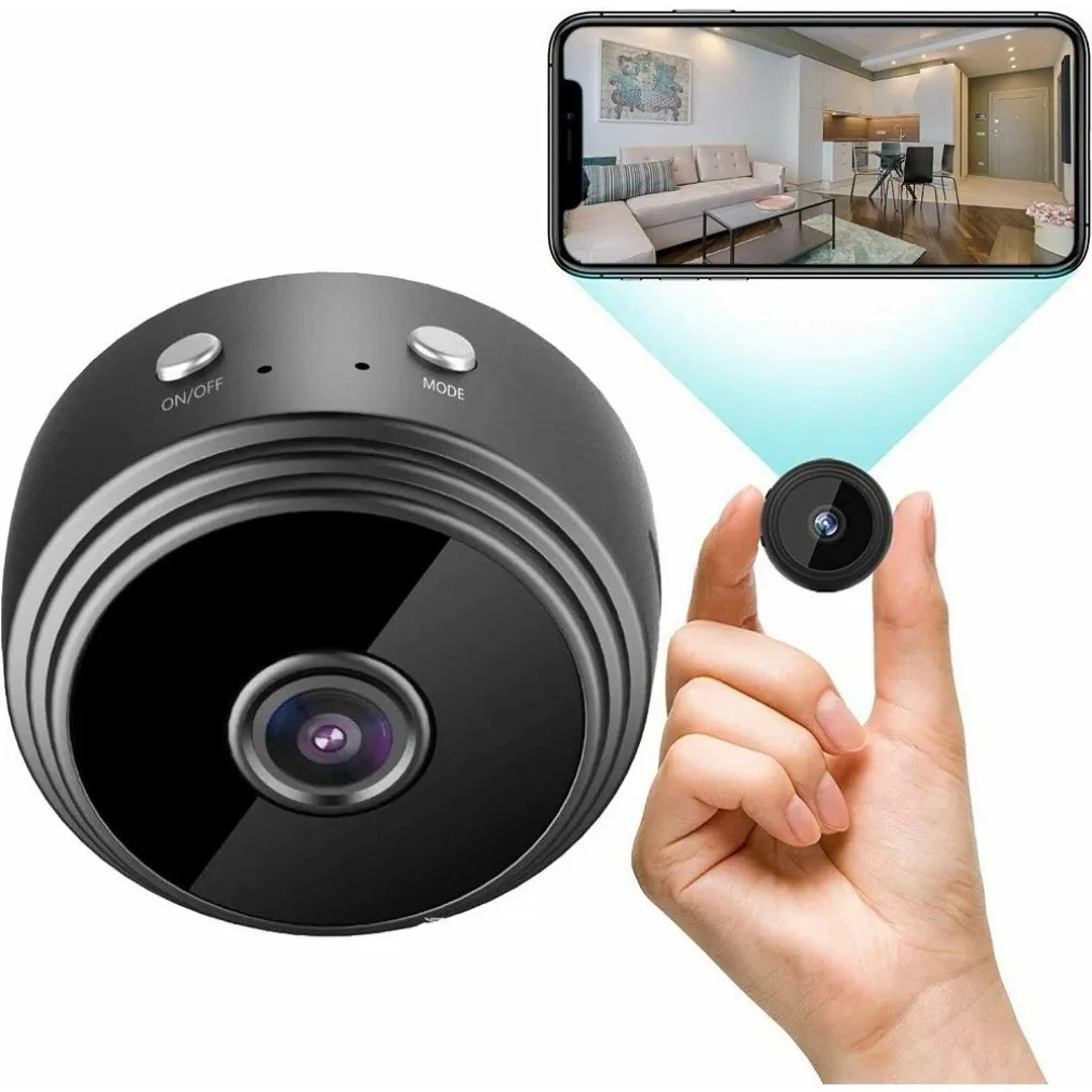MICRO CAMERA 1080P HD WIFI MINI IP TELECAMERA NASCOSTA VIDEOCAMERA MAGNETICA A9