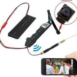 MICRO CAMERA SPIA HD TELECAMERA NASCOSTA MICROSPIA CCTV P2P ANTENNA ESTERNA WIFI