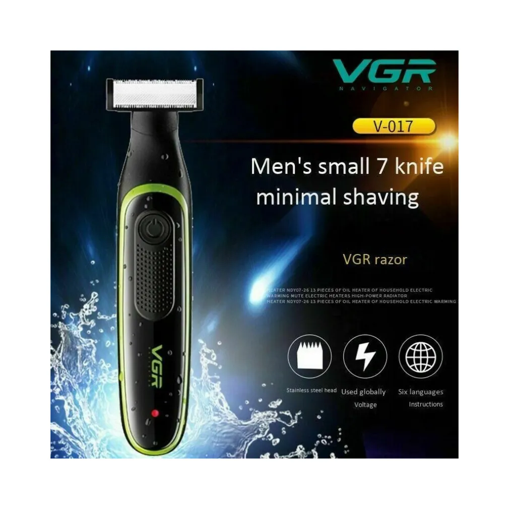 MICRO RASOIO RICARICABILE ELETTRICO BARBA CAPELLI PELI NASO UOMO PORTATILE USB