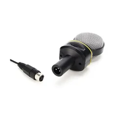 MICROFONO A CONDENSATORE DA TAVOLO AUDIO QY-930 CON SUPPORTO TREPPIEDE PC LAPTOP