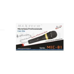 MICROFONO CON CAVO KARAOKE FESTE DINAMICO 3.2 MT XLR-JACK ON/OFF MIC-01 FM-868