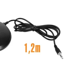 MICROFONO DA TAVOLO REGOLABILE JACK 3,5MM PER PC NOTEBOOK M580 OMNIDIREZIONALE