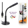 MICROFONO DA TAVOLO REGOLABILE CON USB PER PC NOTEBOOK U780 SUONO OMNIDIREZIONALE